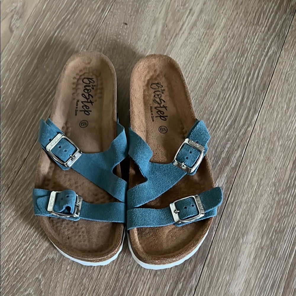 Blue Biostep Sandals